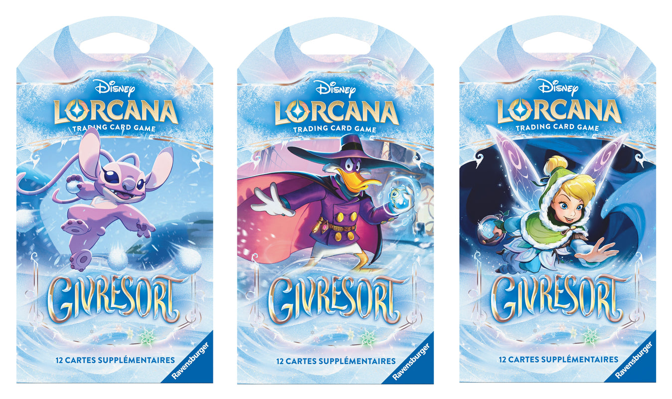 Disney Lorcana JCC : Givresort - Booster sous blister (1x blister cartonné aléatoire)