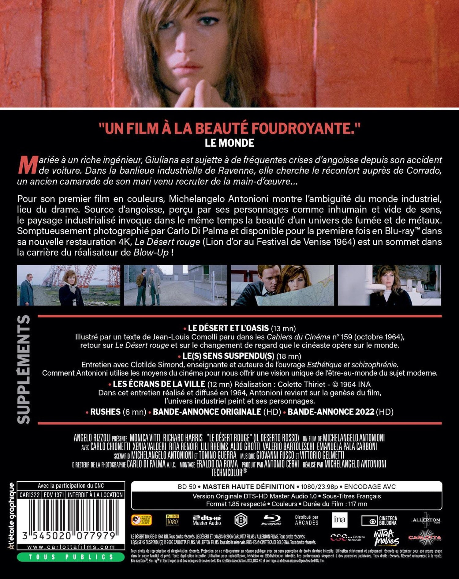 Le Désert rouge [Blu-ray]
