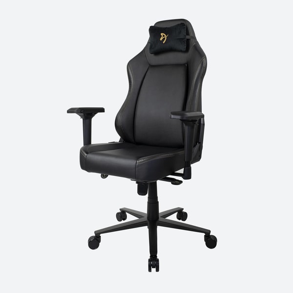 Arozzi Primo - Chaise Gaming Noir PU - Logo Noir - flash vidéo