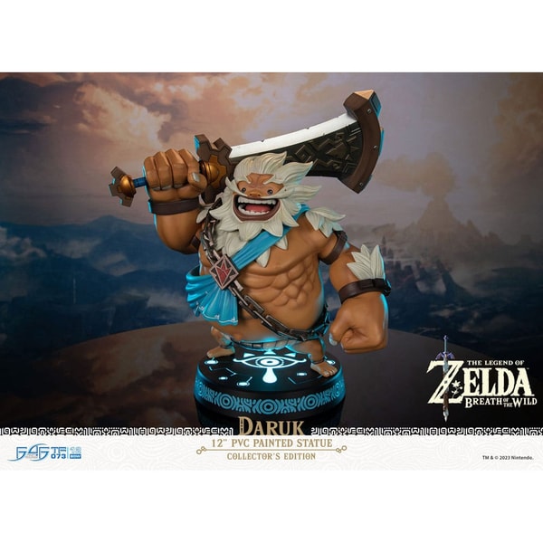 First 4 Figures - The Legend of Zelda : Breath of the Wild - Daruk Statue Edition Collector 29cm - flash vidéo