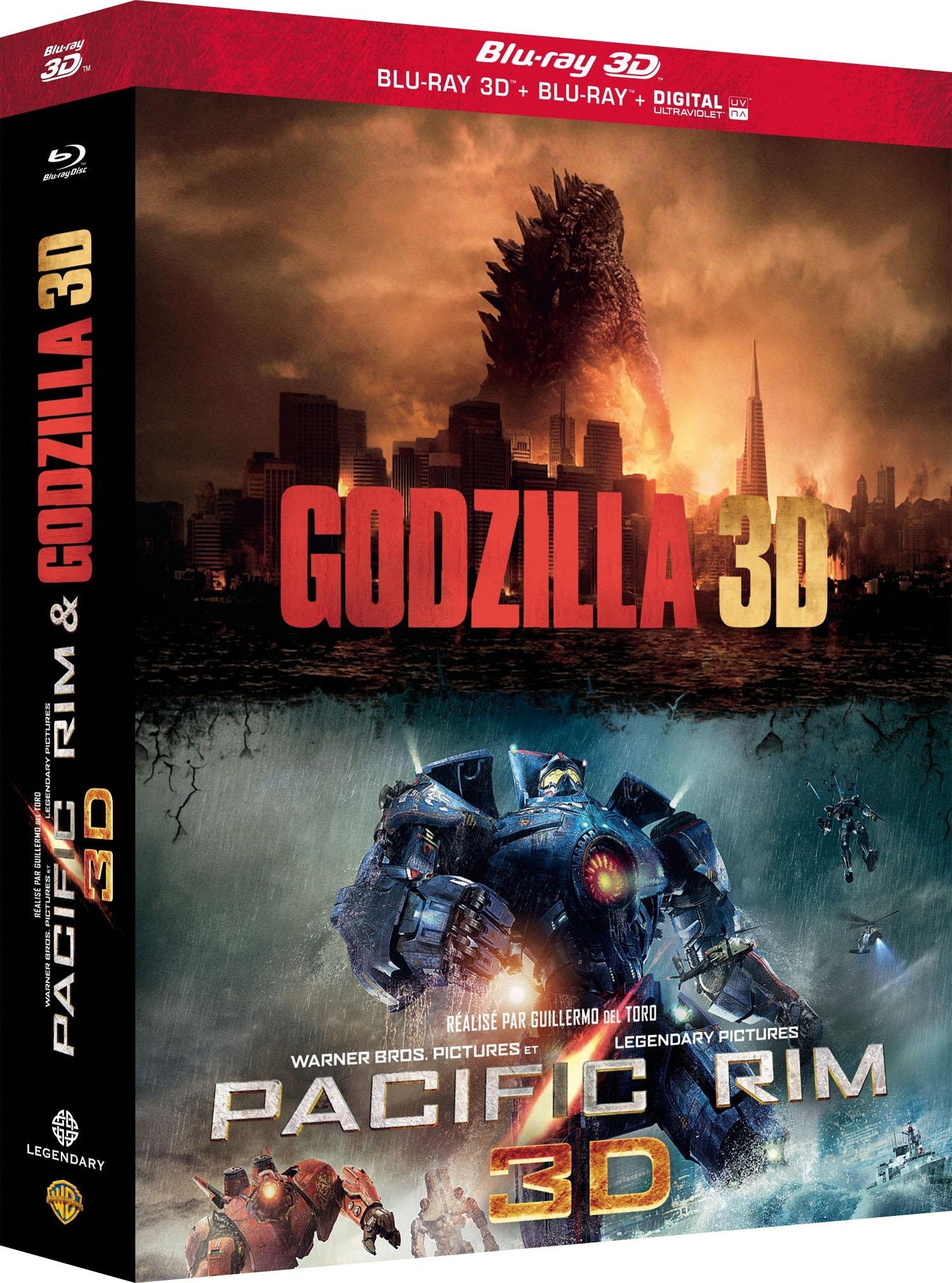 Godzilla + Pacific Rim [Blu-ray 3D]