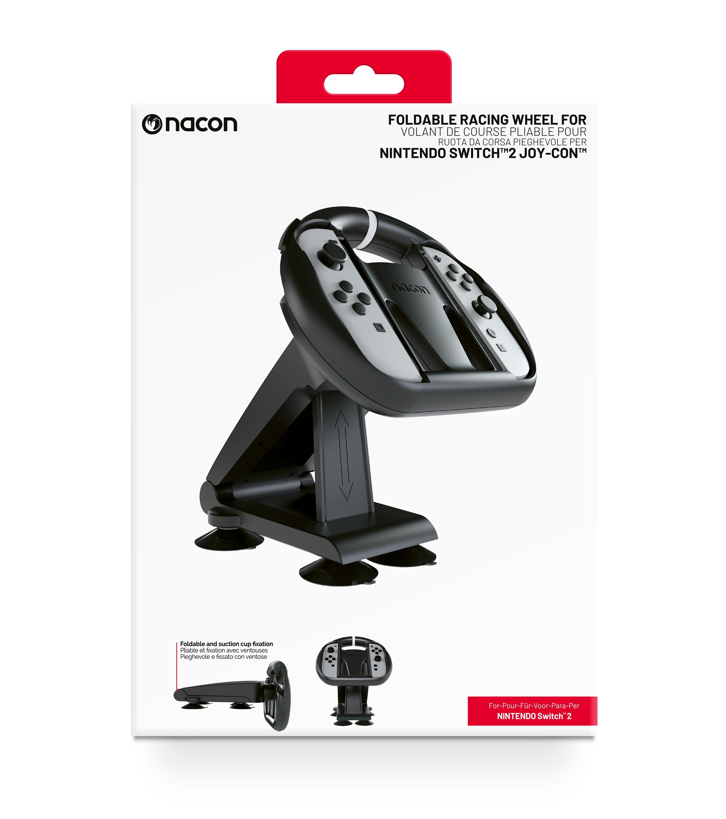 Volant de course pliable pour les Joy-Con Nintendo Switch 2