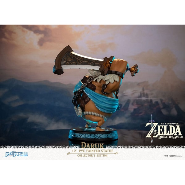First 4 Figures - The Legend of Zelda : Breath of the Wild - Daruk Statue Edition Collector 29cm - flash vidéo