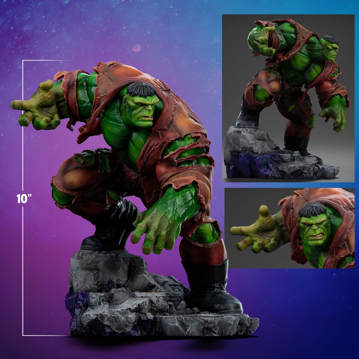 Iron Studios - Deluxe Art Scale 1/10 - Marvel - Hulk "Infinity Gauntlet" Statue 32cm