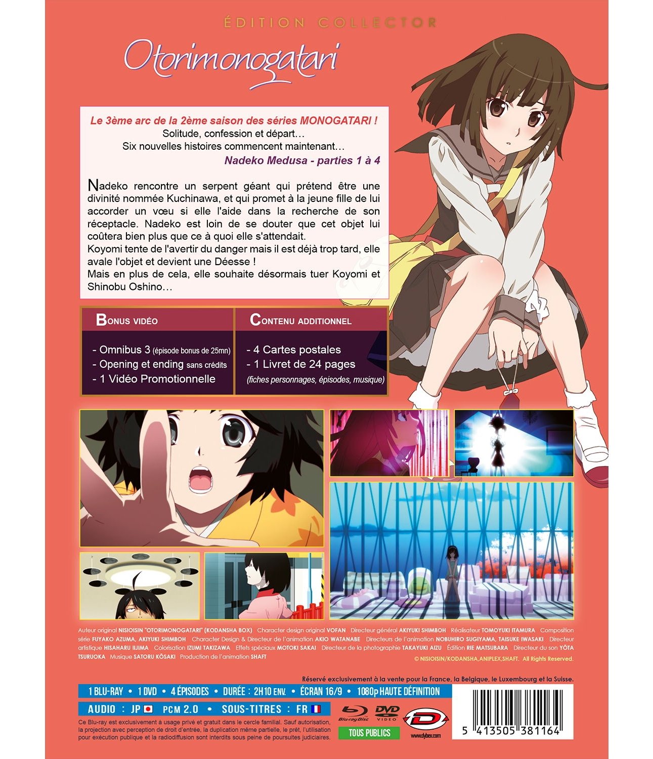Otorimonogatari - Intégrale (3ème Arc de Monogatari s2) - Combo DVD + Blu-ray