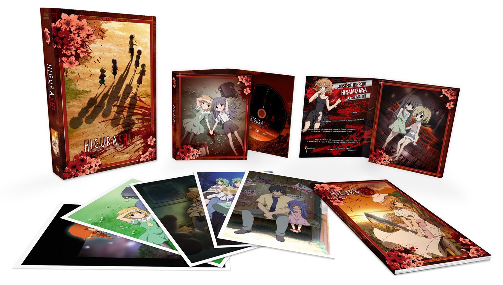 Higurashi : Hinamizawa, le village maudit - Intégrale (2 saisons + 5 OAV) - Edition collector limitée - Coffret A4 DVD