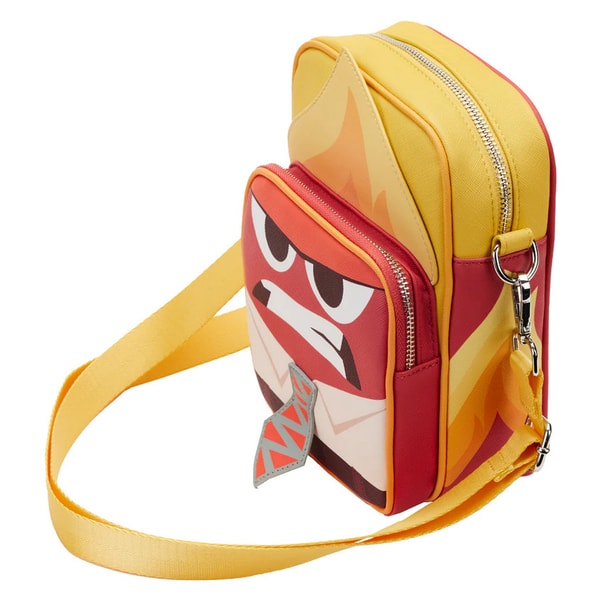 Loungefly: Disney Pixar - Inside Out - Anger Cosplay Passport Bag - flash vidéo