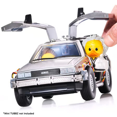 Numskull - TUBBZ Canard de bain - Retour vers le Futur - Delorean (Édition véhicule) - 33cm