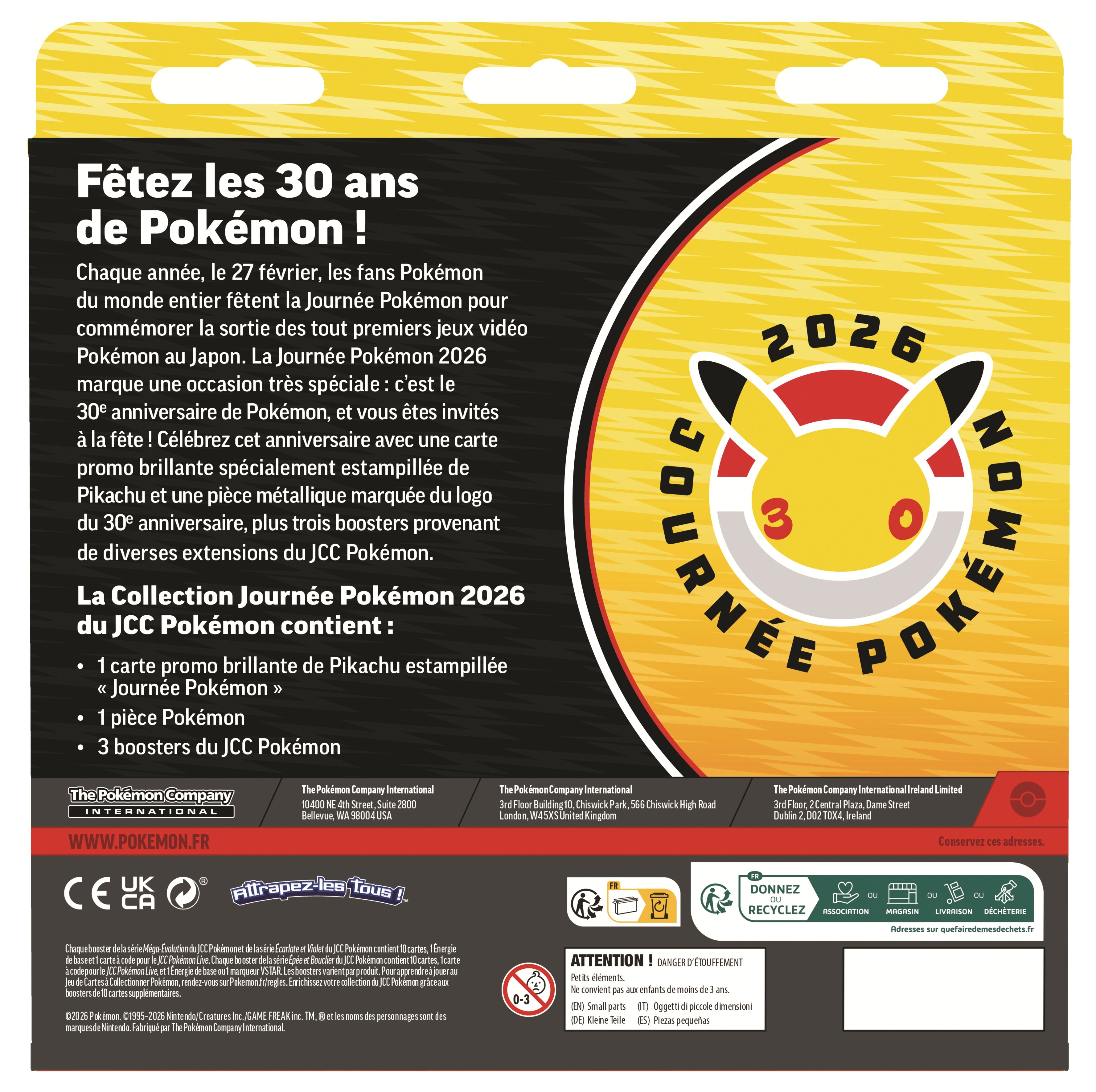 Pokémon JCC : Collection Journée Pokémon 2026