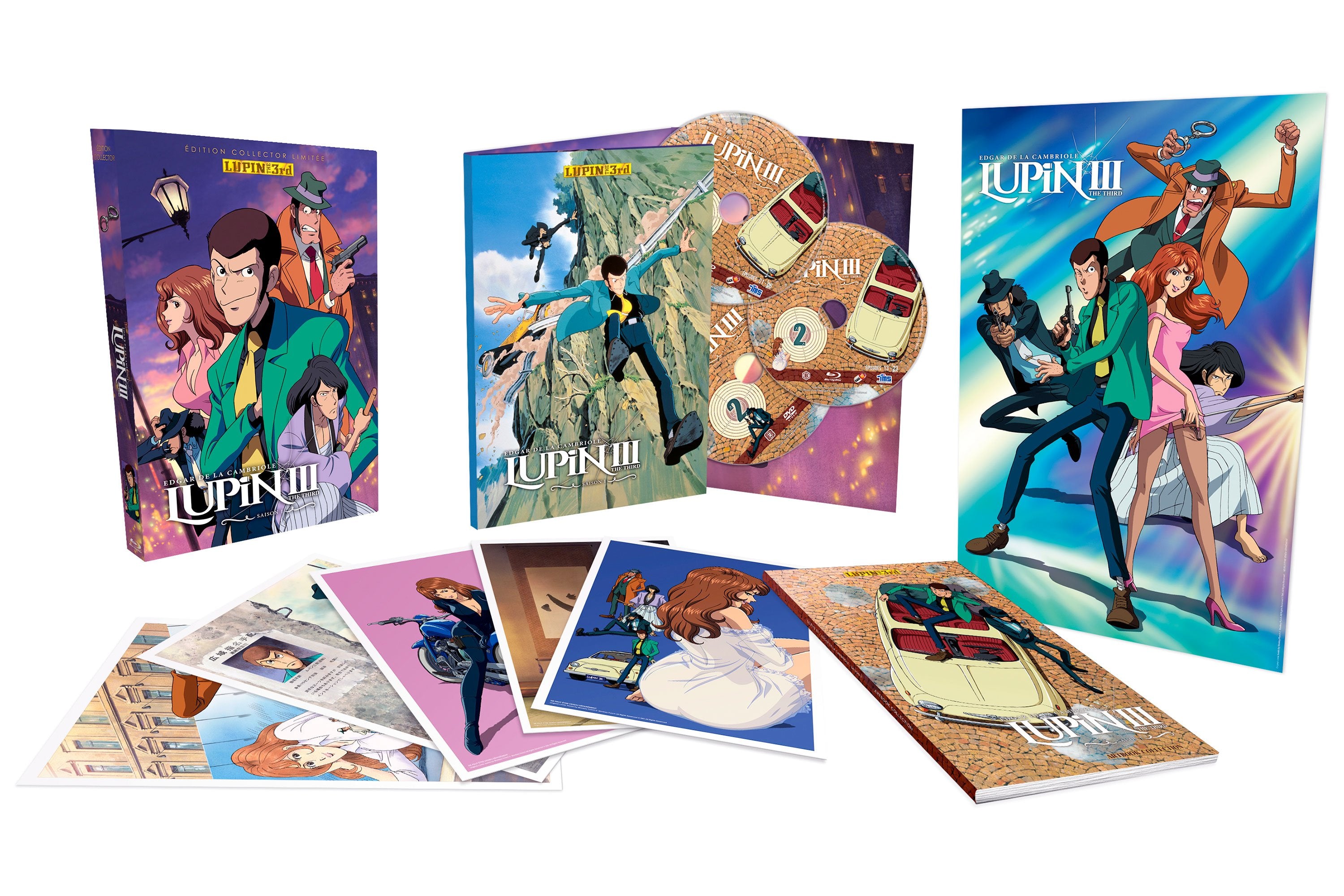 Lupin III (Edgar de la Cambriole) - Saison 1 - Edition Collector Limitée A4 - Combo Blu-ray + DVD