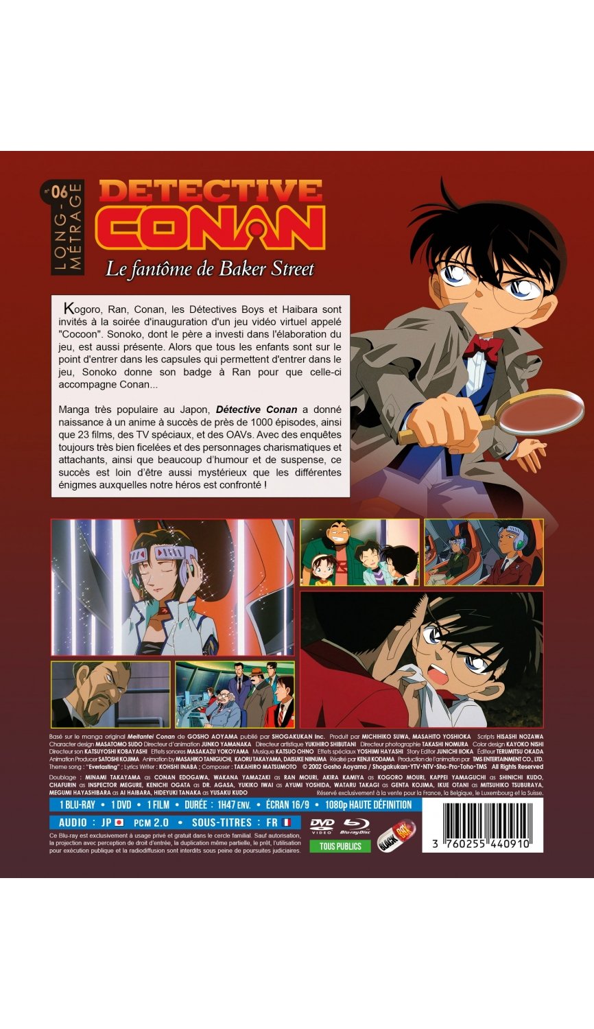 Détective Conan - Film 06 : Le fantôme de Baker Street - Combo Blu-ray + DVD