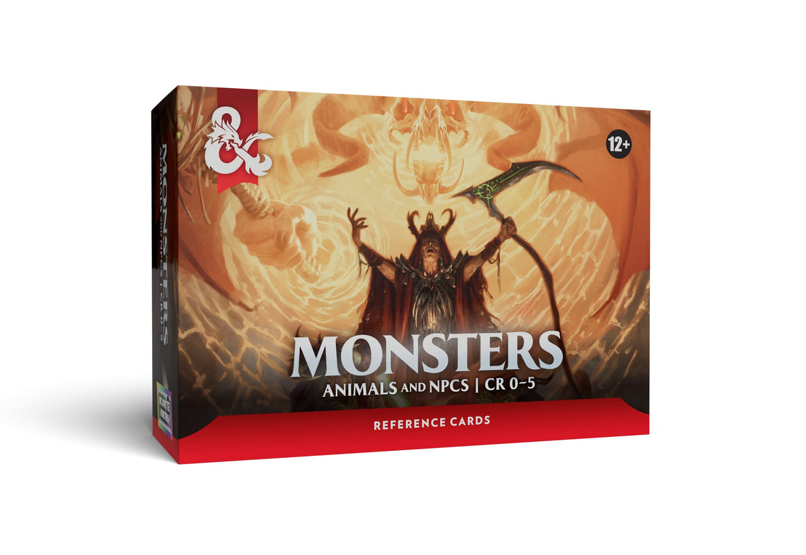 Dungeons & Dragons Reference Cards - Monsters: Animals and NPCs