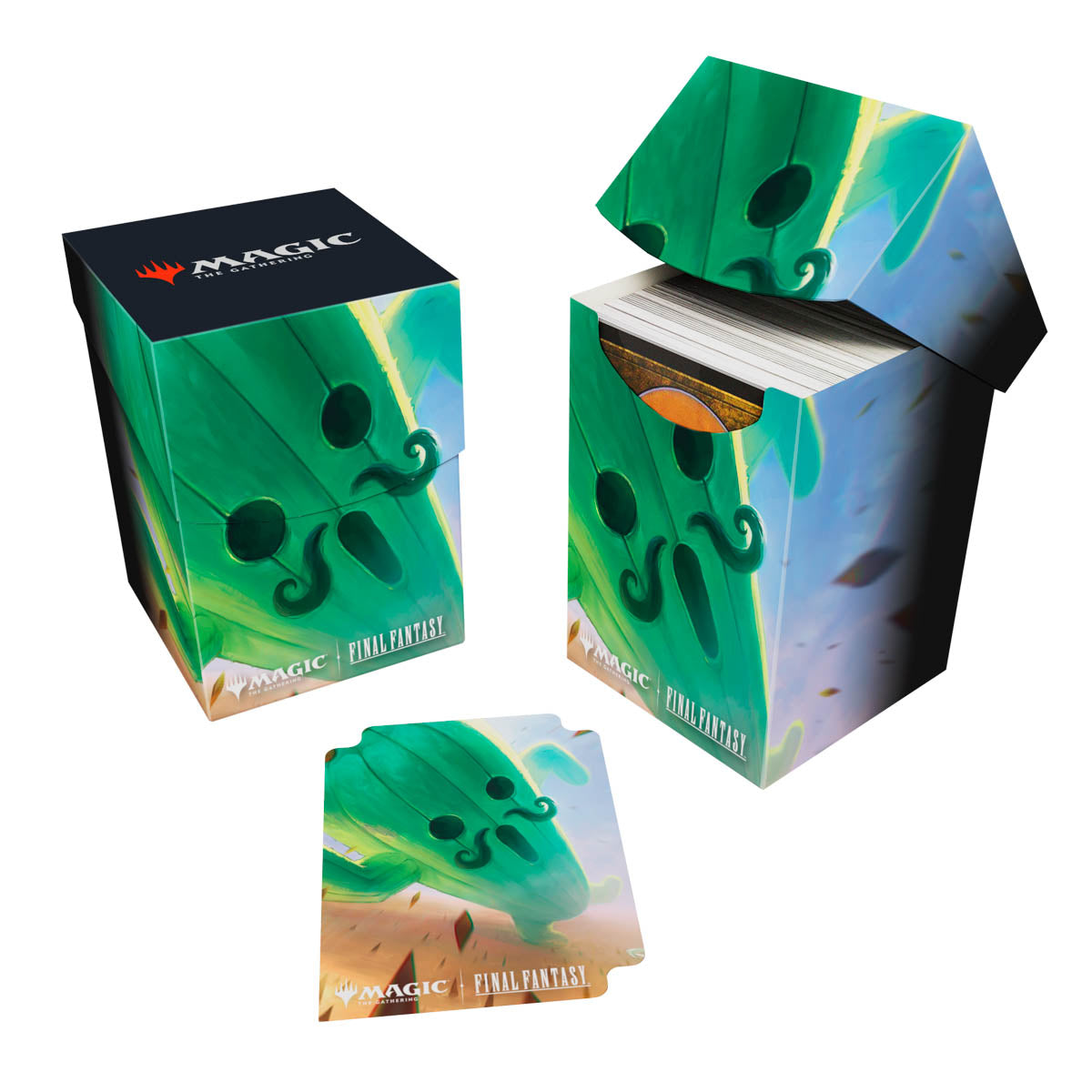 Ultra Pro - Magic: The Gathering - Universes Beyond: Final Fantasy - Boîte de deck 100+ Jumbo Cactuar
