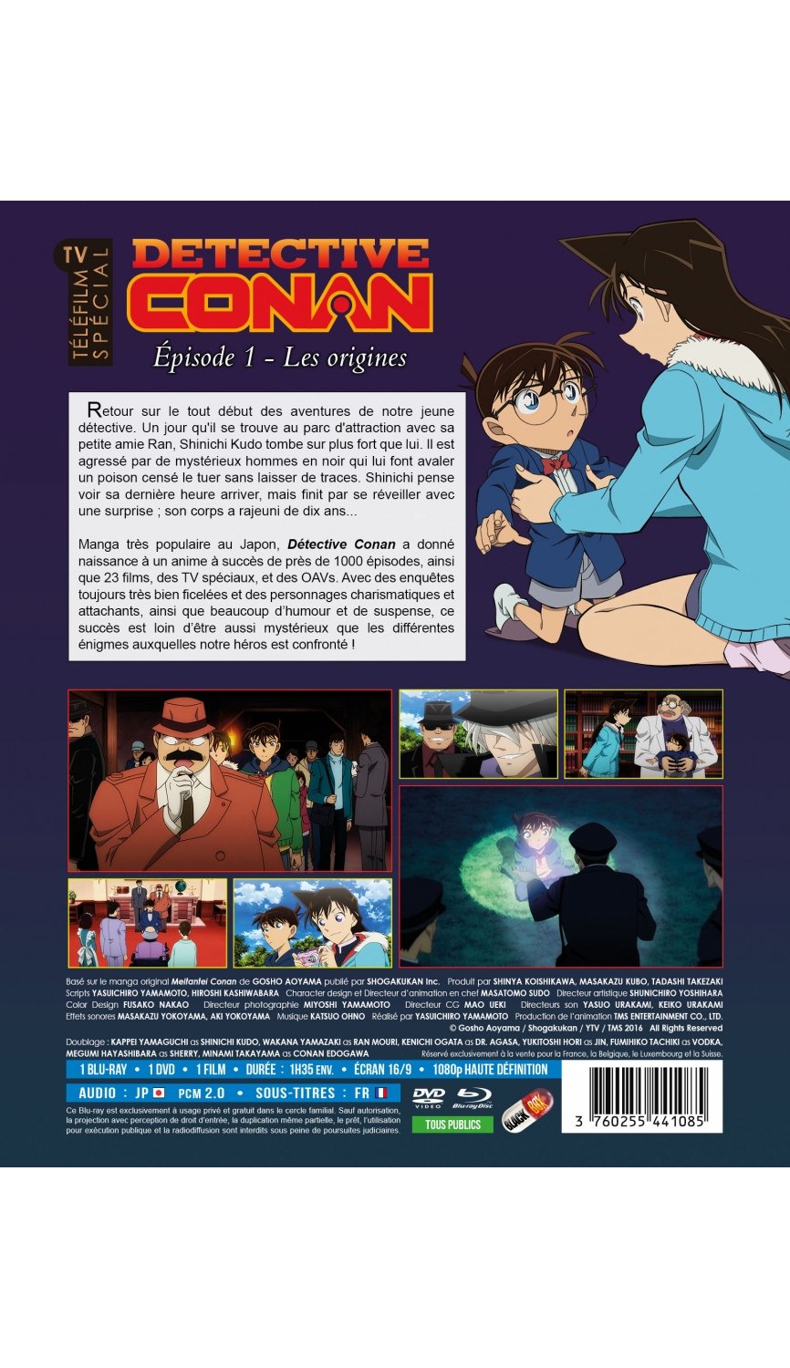 Détective Conan - TV Special 1 : Les origines - Combo Blu-ray + DVD