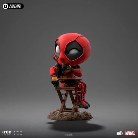 Iron Studios - MiniCo - Deadpool & Wolverine - Deadpool Statue 13cm - flash vidéo