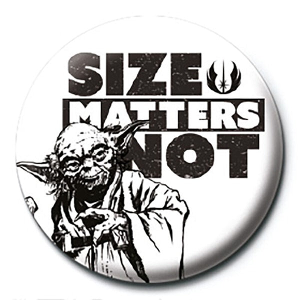 Star Wars - Badge Bouton "Size Not Matters"