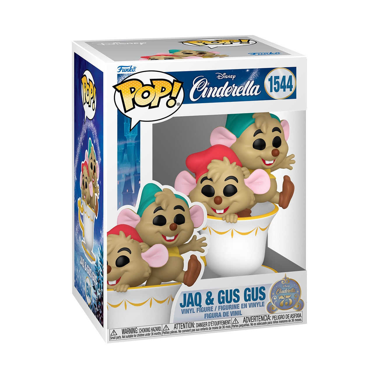 Funko Pop! Disney: Cinderella's 75th Anniversary - Jaq & Gus in Cup - flash vidéo