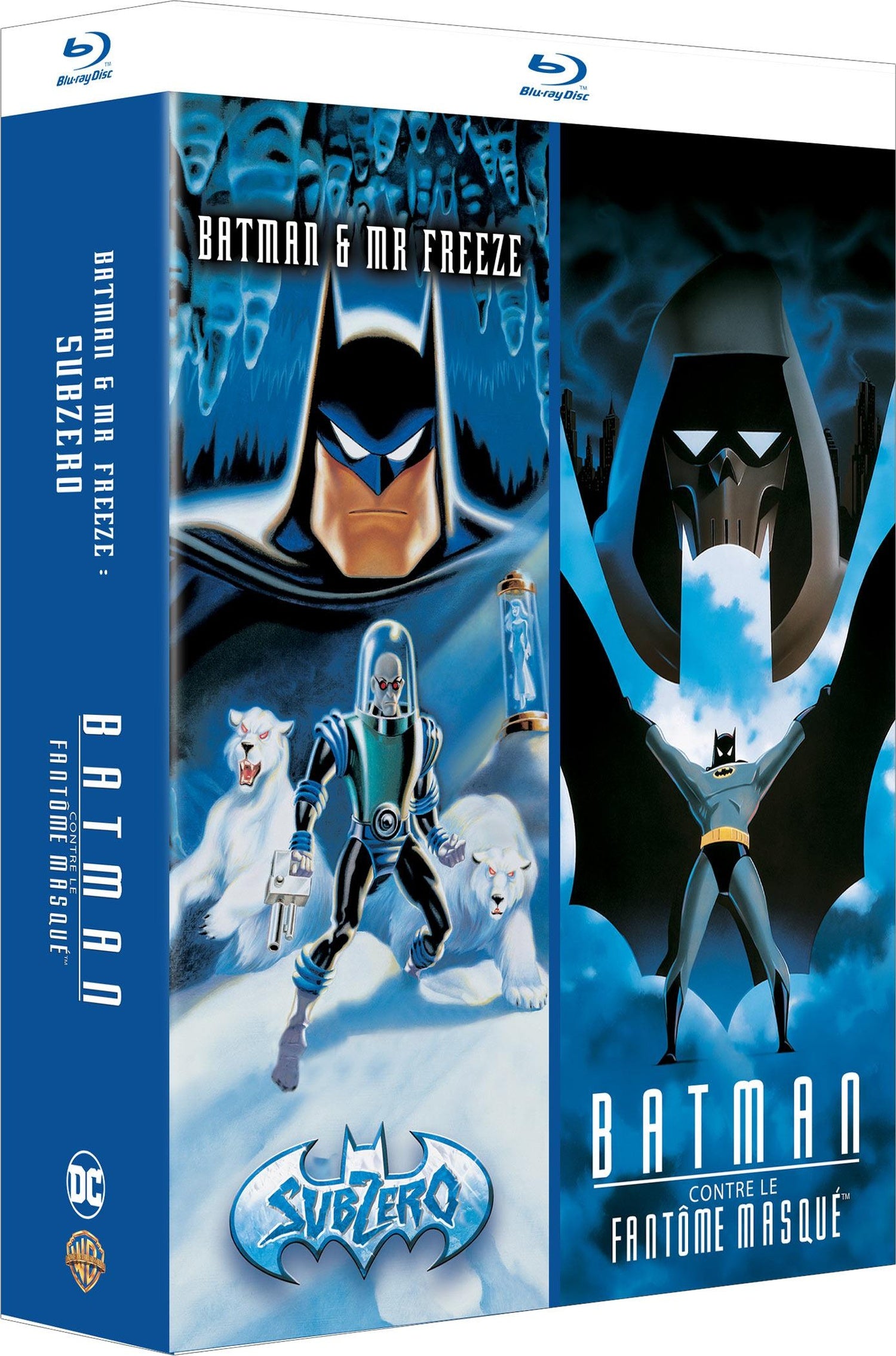 Batman Films animés - Collection de 2 films : Batman contre le fantôme masqué + Batman & Mr. Freeze: SubZero [Blu-ray]