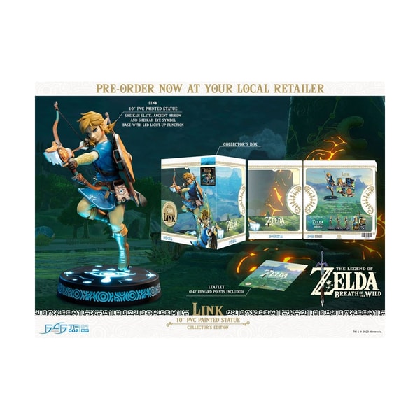First 4 Figures - The Legend of Zelda : Breath of the Wild - Link Statue Edition Collector 25cm