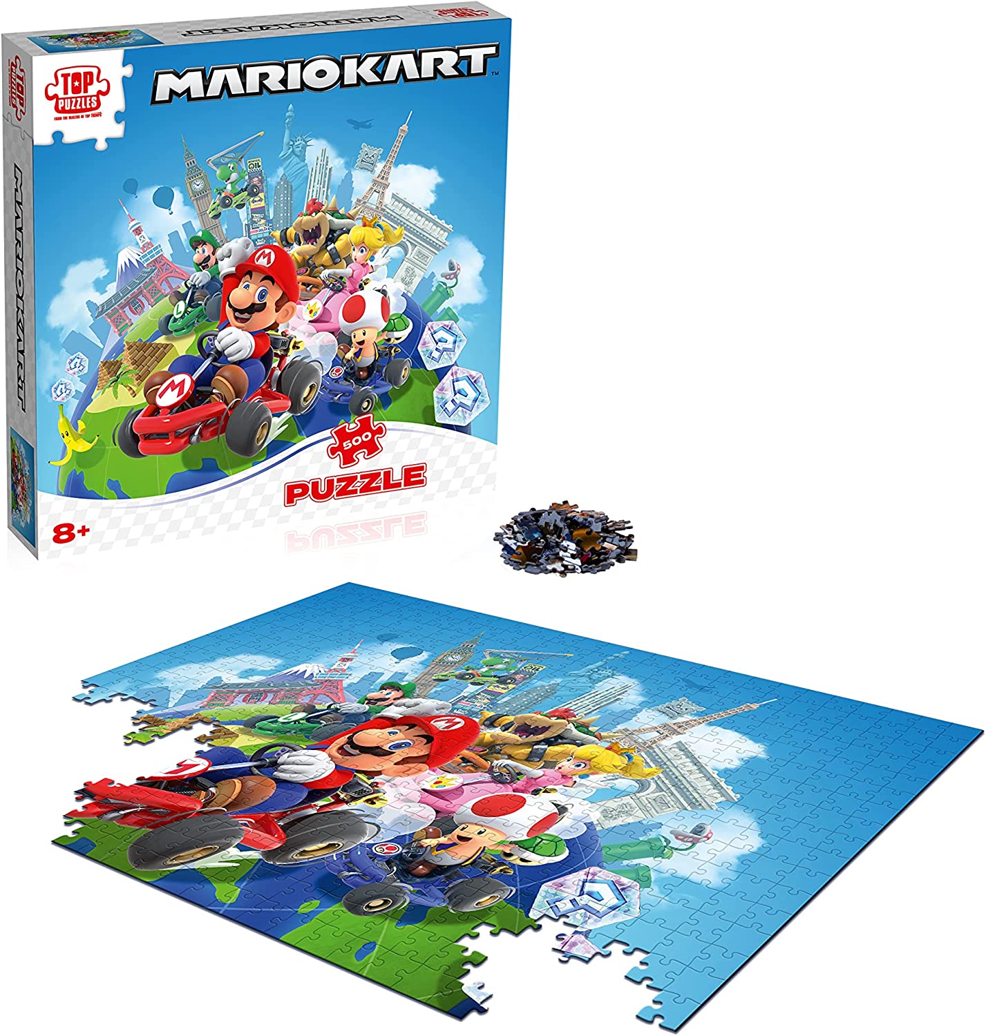 Nintendo - Puzzle Mario Kart - Autour du Monde - 500 pcs
