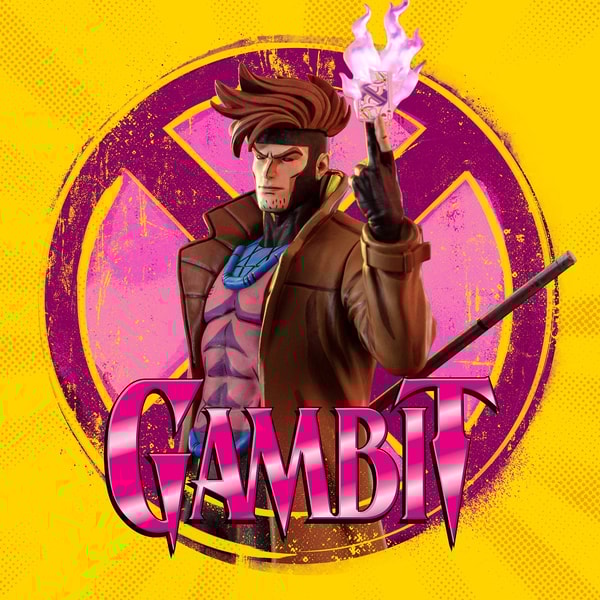 Iron Studios - Art Scale 1/10 - Marvel - X-Men ’97 - Gambit Statue 23cm - flash vidéo