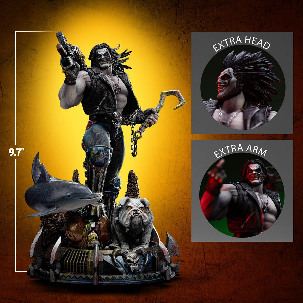 Iron Studios - Art Scale 1/10 - DC Comics - Lobo Unleashed Statue 25cm
