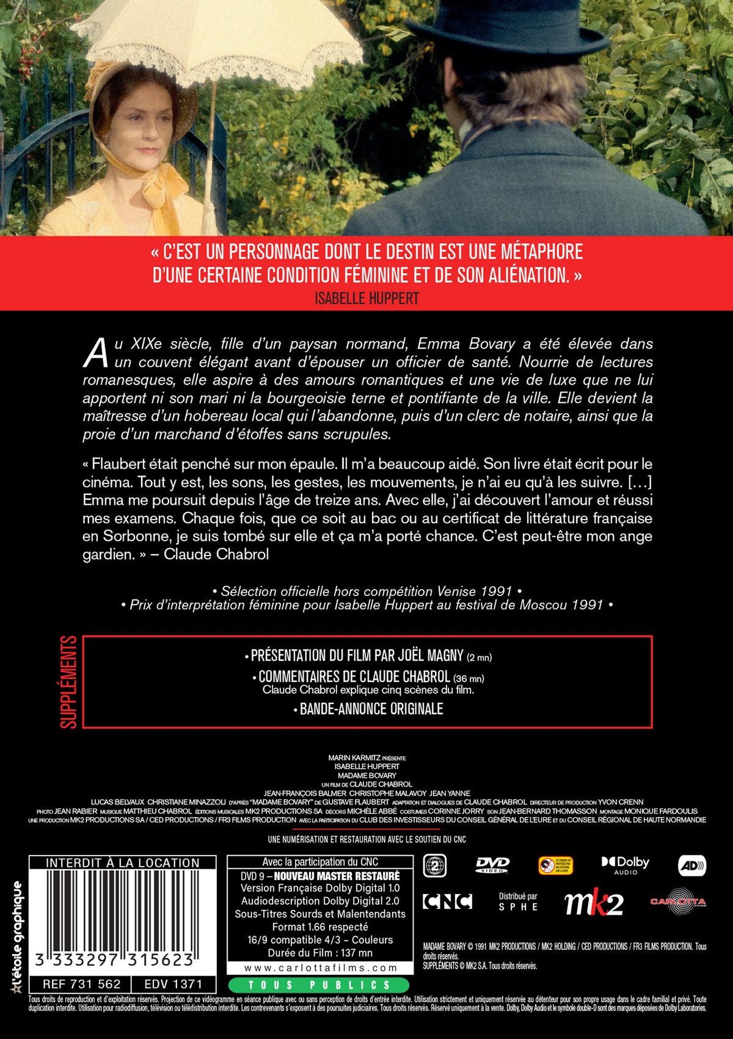 Madame Bovary [DVD]