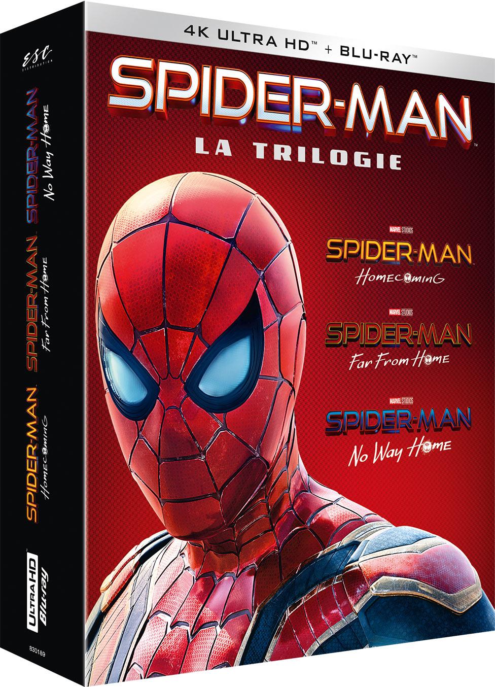 Spider-Man : Homecoming + Far from Home + No Way Home [4K Ultra HD]