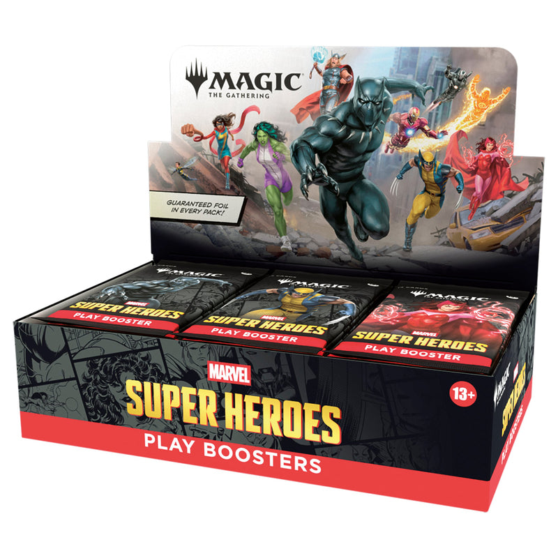 Magic: The Gathering - Marvel Super Heroes Play Boosters Display (30 Boosters)