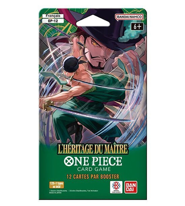 One Piece Card Game - Pack de Booster Blister OP-12 L'Héritage du Maître (1 Booster aléatoire)