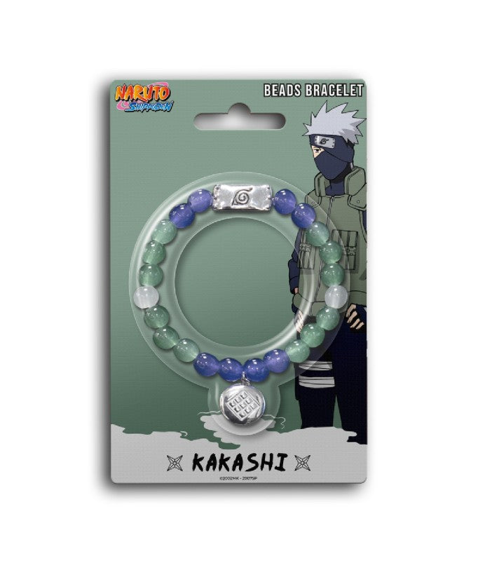 Cartoon Kingdom - Naruto Shippuden - Bracelet de perles "Kakashi Hatake" - flash vidéo