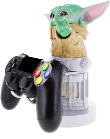Cable Guys R.E.S.T - Le Mandalorien - Grogu Buste Support pour Téléphone et Manette - flash vidéo