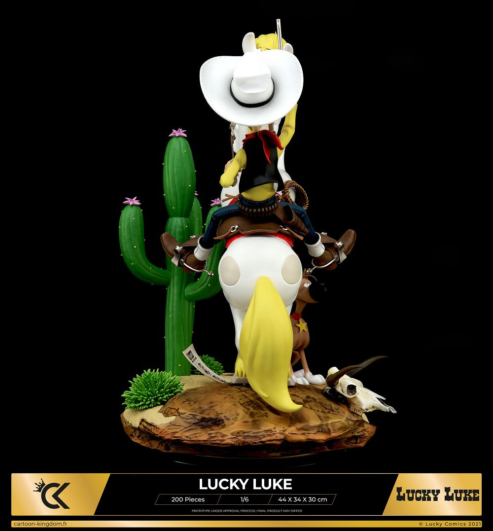 Cartoon Kingdom - 1:6 Statues - Lucky Luke Statue 44cm - flash vidéo