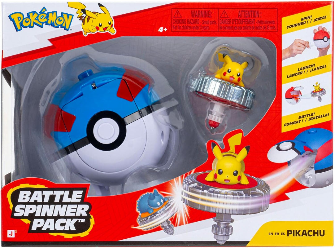 Pokémon - Battle Spinner Pack - Pikachu #2 et Super Ball