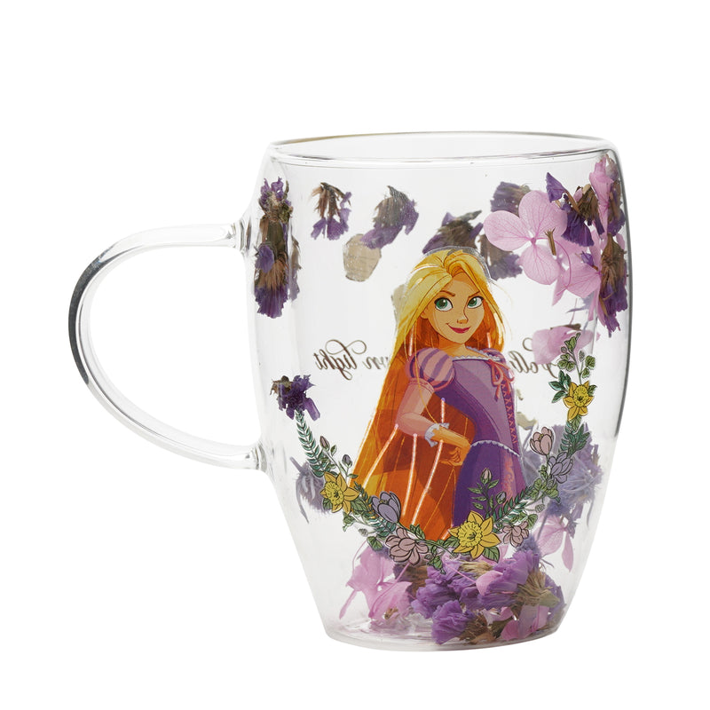 Disney - Raiponce - Mug en verre "Fleurs Séchées Raiponce" 300ml