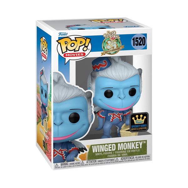 Funko Pop! Movies: The Wizard of Oz - Winged Monkey (Chance of Flocked Chase Edition) - flash vidéo