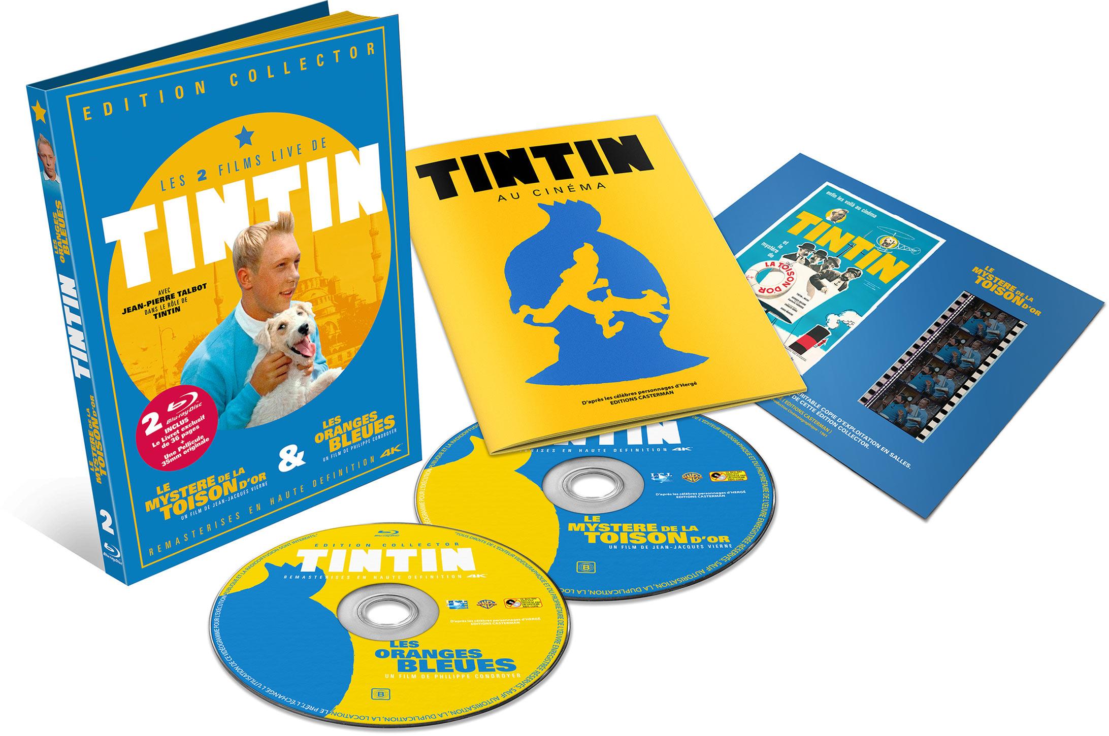 Tintin et le mystère de la toison d'or + Tintin et les oranges bleues [Blu-ray]
