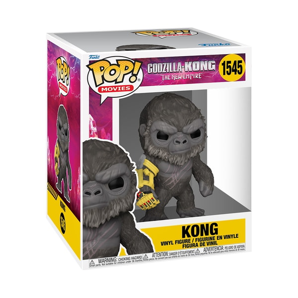Funko Pop! Super: Godzilla x Kong: The New Empire - Kong 6" Super Sized Pop! - flash vidéo