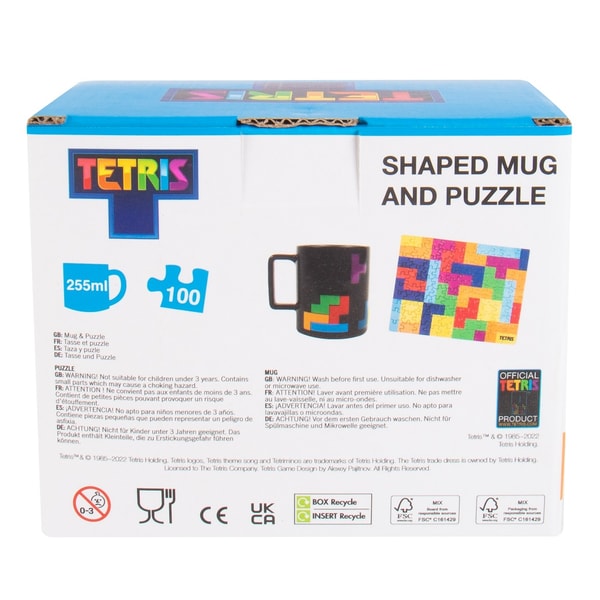 Tetris - Coffret mug et puzzle - flash vidéo