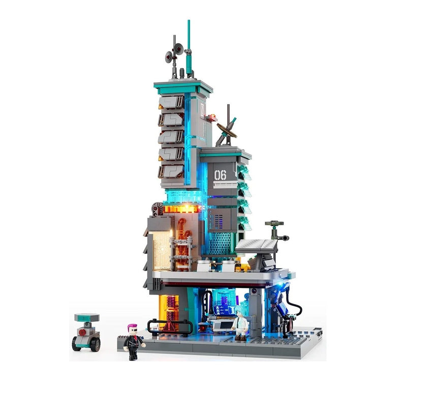 Lumibricks - Cyberpunk Neoncity - Station Neon Tech