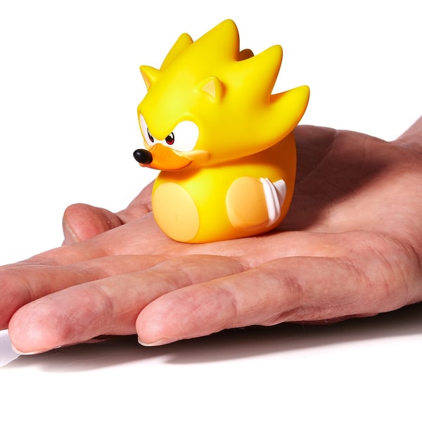 Numskull - Mini TUBBZ Canard de bain - Sonic le Hérisson - Super Sonic (Édition baignoire) - flash vidéo
