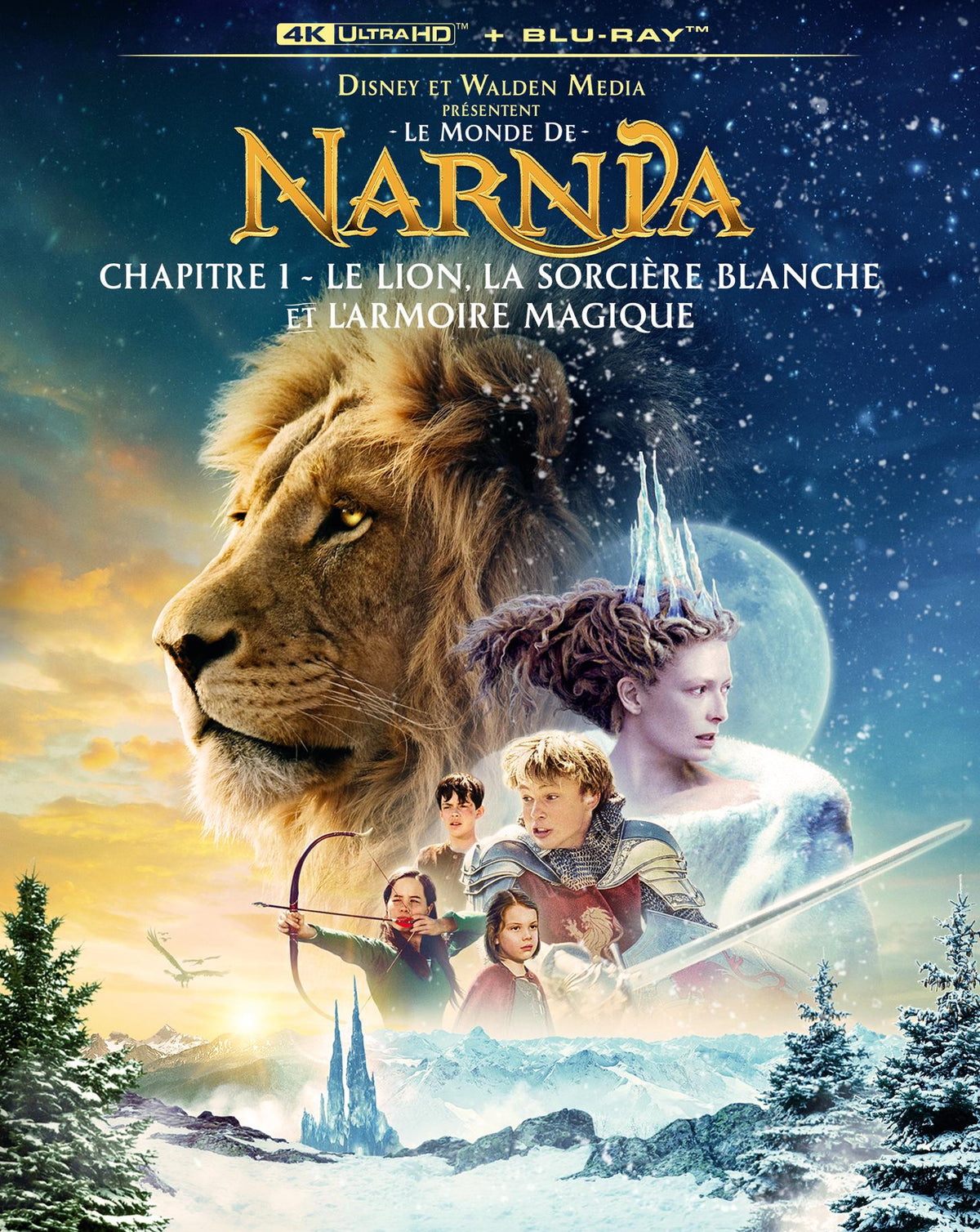 Le Monde de Narnia - Chapitre 1 : Le lion, la sorcière blanche et l'armoire magique [4K Ultra HD]