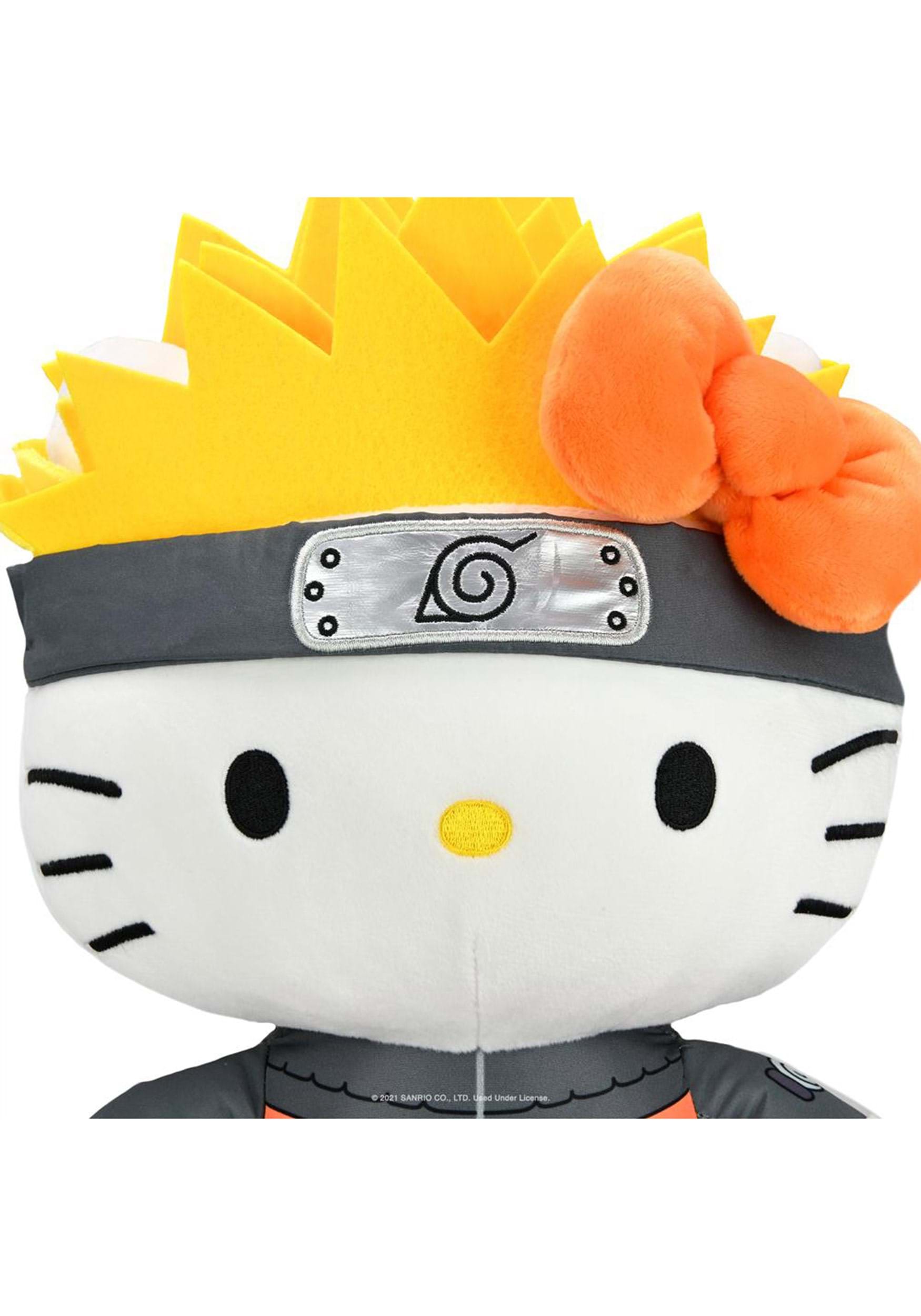 Naruto Shippuden - Naruto Uzumaki X Hello Kitty Peluche 20cm