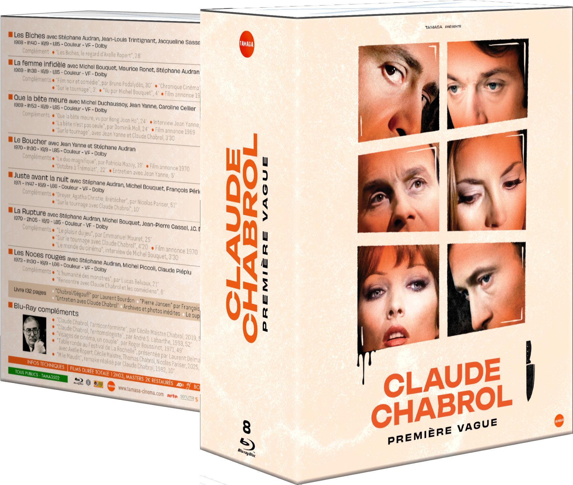 Claude Chabrol - Première vague - Coffret 7 films [Blu-ray]