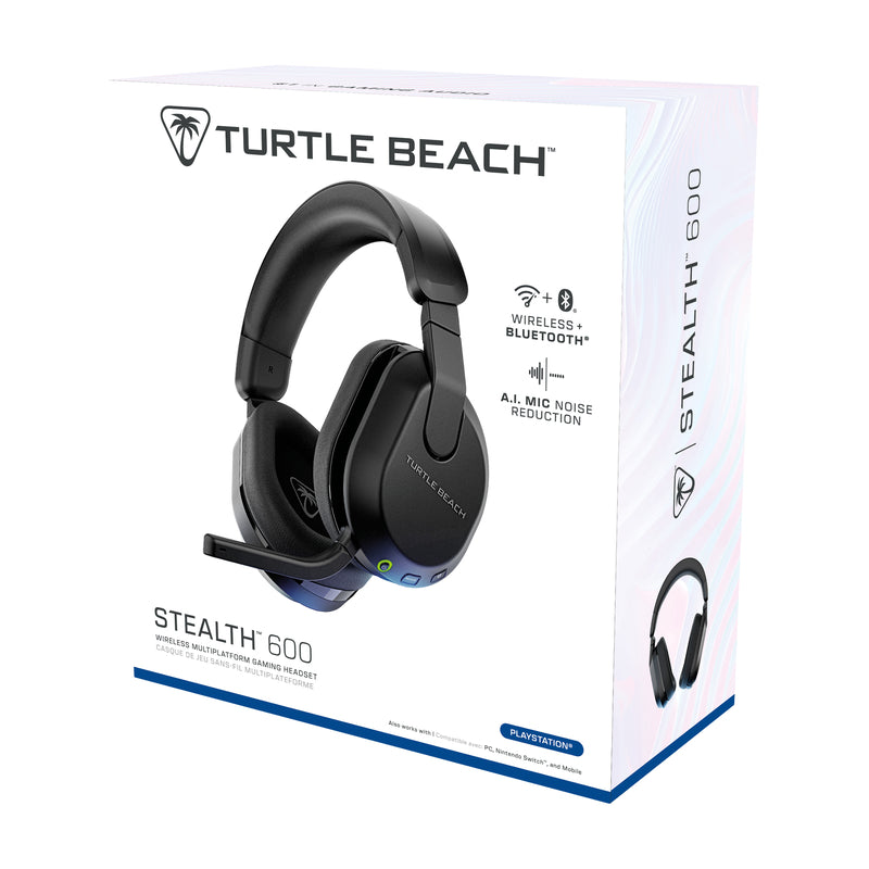 Turtle Beach - Casque de jeu sans fil Stealth 600P Gen 3 Noir pour PS4, PS5, Switch et PC