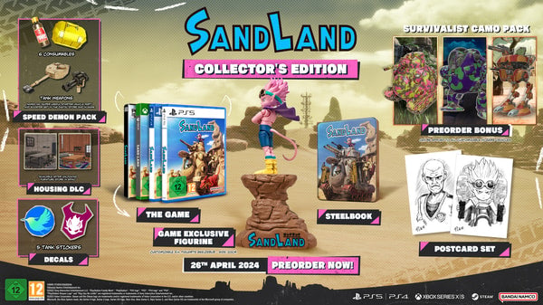 SAND LAND - Collector's Edition (Code-in-a-box) - flash vidéo