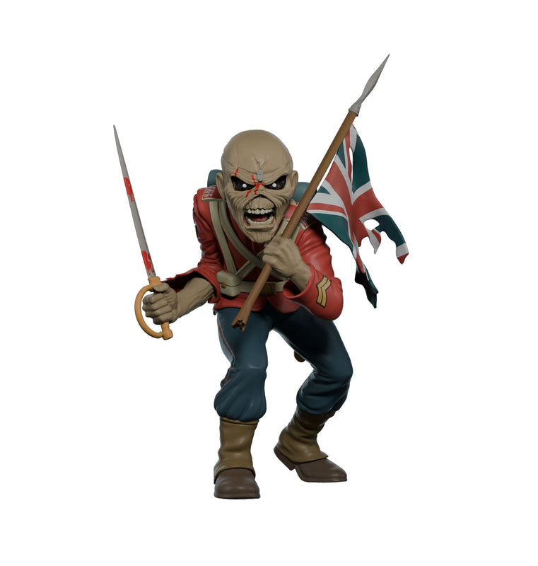 Minix - Music # - Iron Maiden - Eddie the Head "The Trooper" Statue 12cm