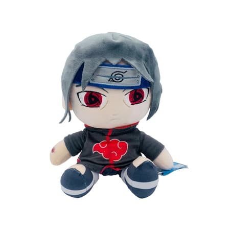 Naruto Shippuden - Itachi Uchiha Impulsion Assis - Peluche 29cm - flash vidéo