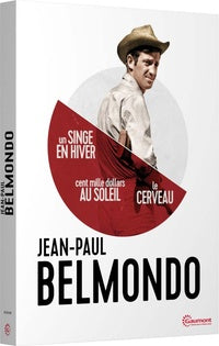 Jean-Paul Belmondo : Un singe en hiver + Cent mille dollars au soleil + Le cerveau [DVD]