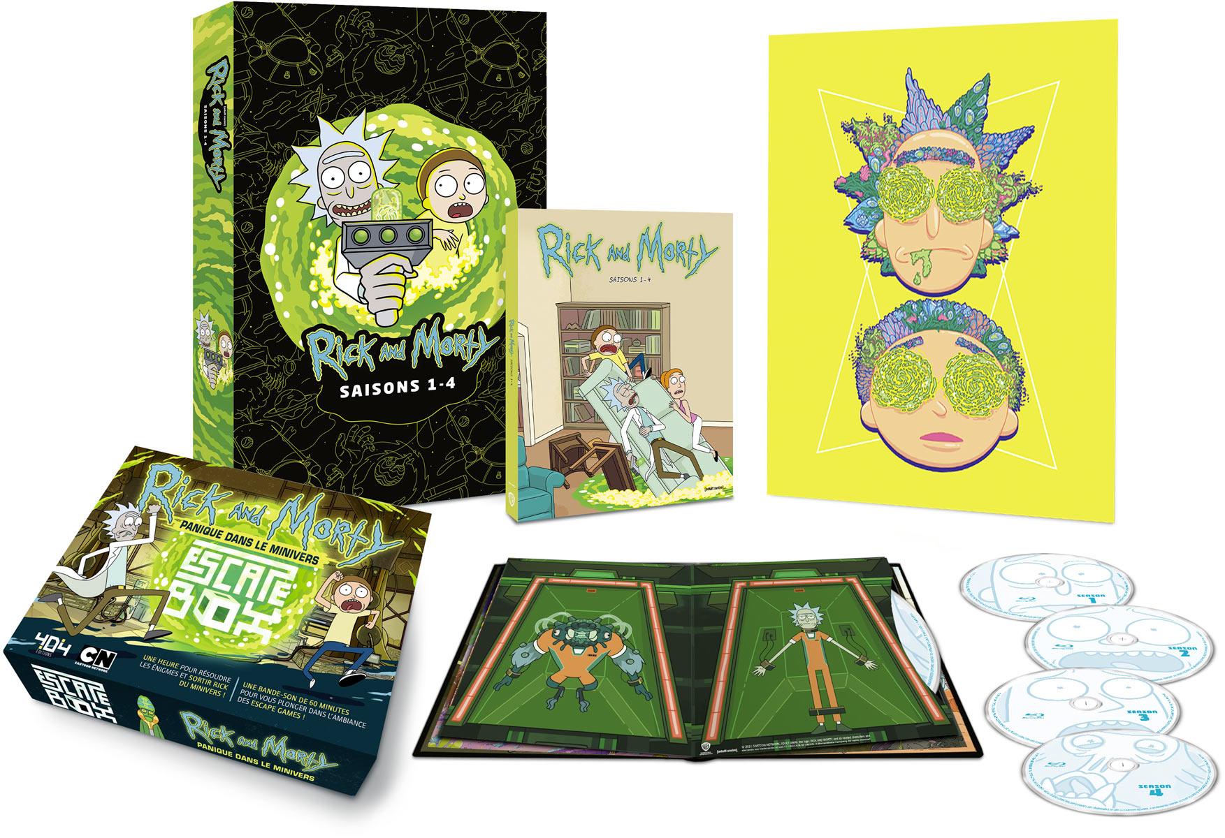 Rick and Morty - Saisons 1-4 [Blu-ray]